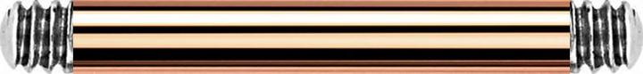 Star Piercing Barbell-Stab rosegold (Chirurgenstahl 316L)