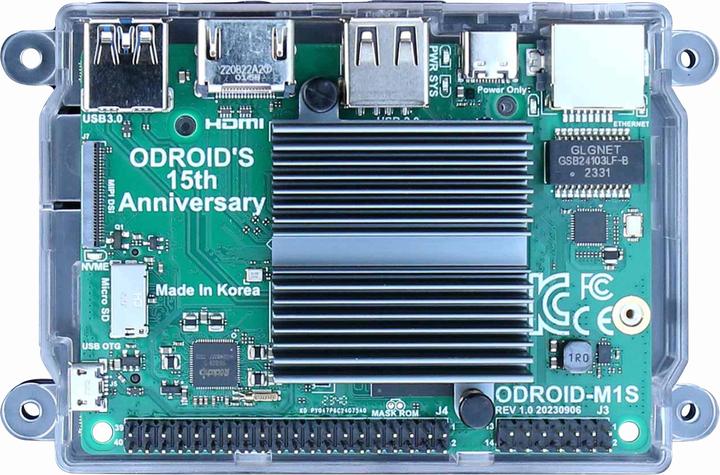Produktbild Odroid M1S Gehäuse, transparent (Gehäuse)