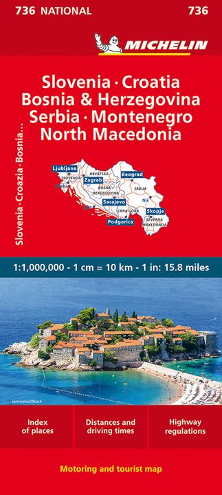 Produktbild Michelin Slowenien Montenegro Bosnien K