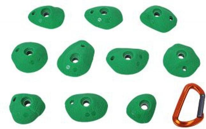 Actual product image Entre Prises Climbing Handles Set Pulse Feet XS formerly Rounded Feet (Red)