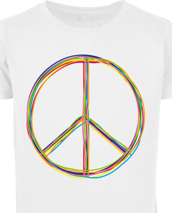 Actual product image Merchcode Girls Peace - Multicolour Short Sleeve Tee - 167905 (122)