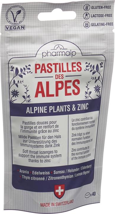 Pharmalp Pastilles des Alpes Doypack (40 Stück, Pastillen, 65 g)