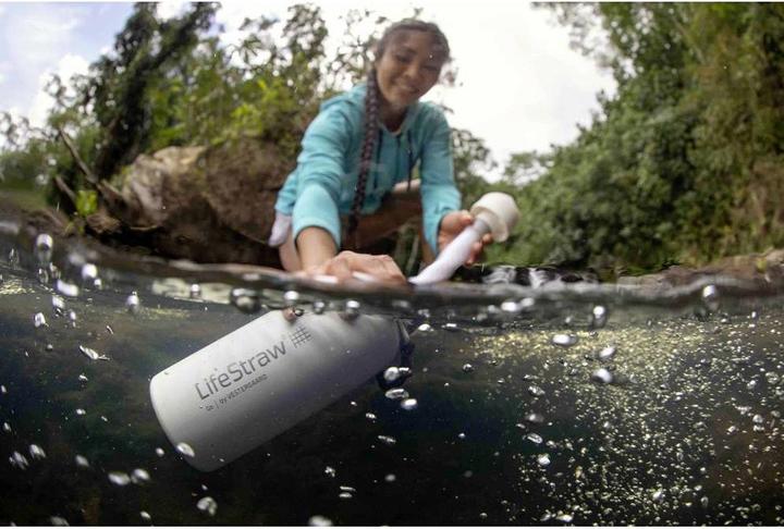 Actual product image LifeStraw Go - Isolierte Edelstahl-Wasserflasche mit Filter