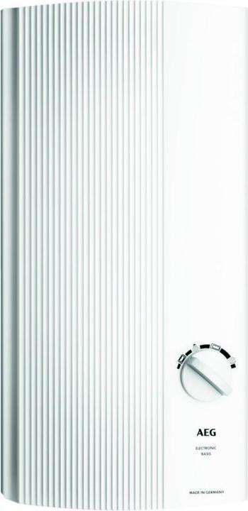 Produktbild AEG Haustechnik DDLE Basis 27 kW Elektronischer Durchlauferhitzer, Temperaturwahl durch Anwendungssymbole