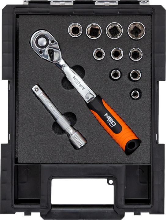 Qbrick System ONE Organizer M MFI stapelbar 365 x 265 x 77 mm 2,5 l IP66 mit Schaumstoffeinlage