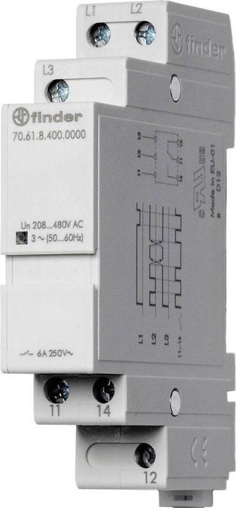 Actual product image Finder Mains monitoring relay 70.61.8.400.0000 70.61.8.400.0000 3-phase mains monitoring (208