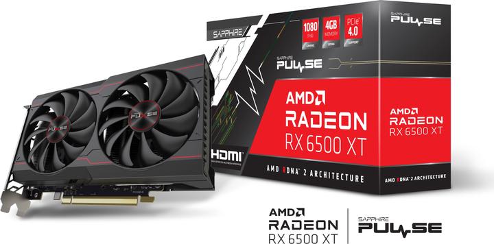 Actual product image Sapphire Radeon RX 6500 XT (4 GB)