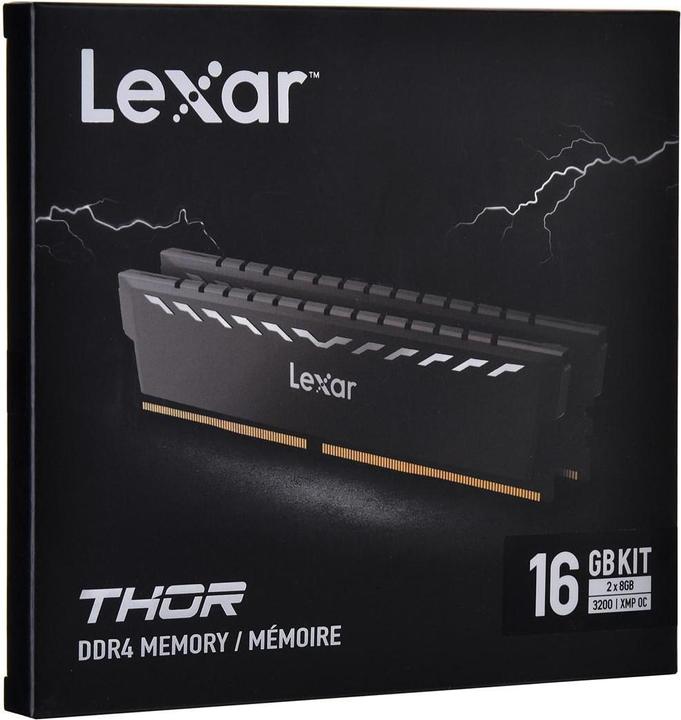 Actual product image Lexar Thor (2 x 8GB, 3200 MHz, DDR4-RAM, U-DIMM)