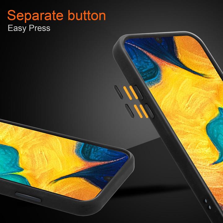 Productafbeelding Cadorabo Hybride matte hoes (TCL A30, Samsung Galaxy M10, Samsung Galaxy A20)