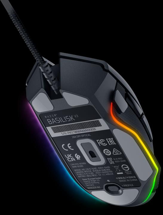 Actual product image Razer Basilisk V3 (Cable)