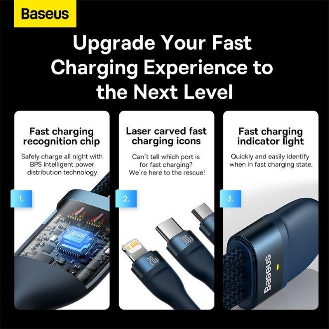 Produktbild Baseus 3in1 (1.50 m, USB 3.2 Gen 1)