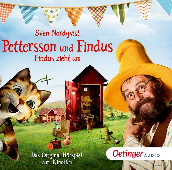 Actual product image Pettersson and Findus. Findus moves house (Sven Nordqvist, German)