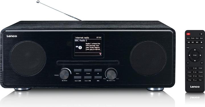 Lenco DIR-261BK (DAB+, FM, Internetradio, WLAN, Bluetooth)