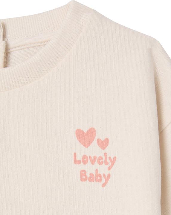 Produktbild Vertbaudet Baby-Set: Sweatshirt & Shorts mit Recycling-Polyester (98)