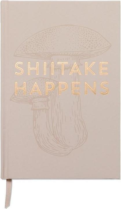 Designworks Vintage Sass Journal Shitake Happens (14 x 21 cm, Liniert, Harter Einband)