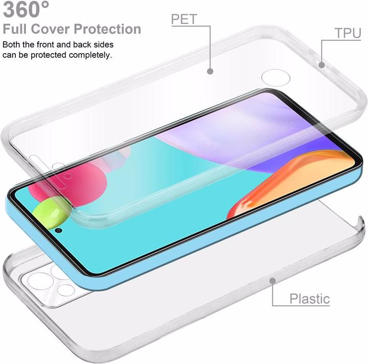 Actual product image Cadorabo TPU 360 Degree Case Cover (Samsung Galaxy A52)
