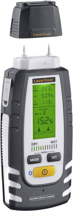 Actual product image Laserliner MultiWet-Master Compact Plus Material Moisture Meter Temperature Measurement