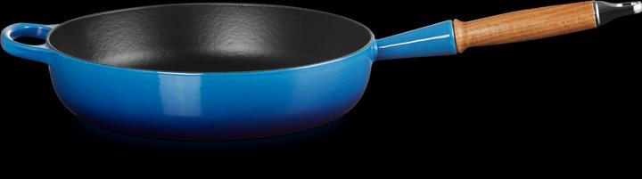 Actual product image Le Creuset Sauté Pan Sig 28cm Azure (28 cm, Frying pan, Cast iron)