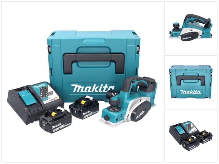 Immagine prodotto Makita Pialla a batteria da 18V 82mm DKP180RTJ