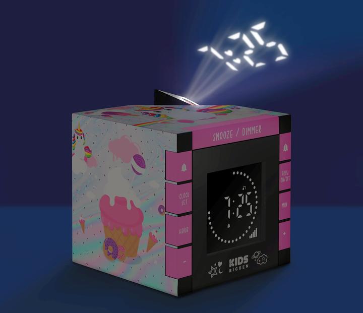 Produktbild Bigben Kids Wecker R70 Unicorn 3 (m. Projektor)