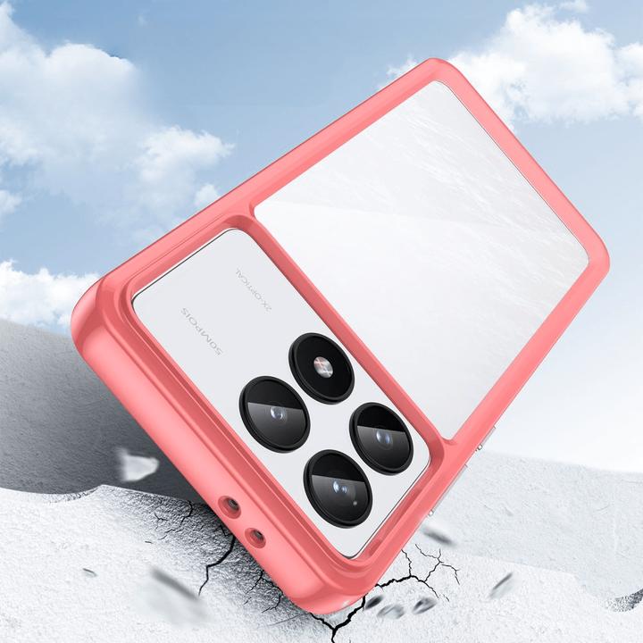 Productafbeelding Cover-Discount Xiaomi Poco F6 Pro - Beschermend acryl hoesje voor mobiele telefoon met opstaande rand (Xiaomi Poco F6 Pro)