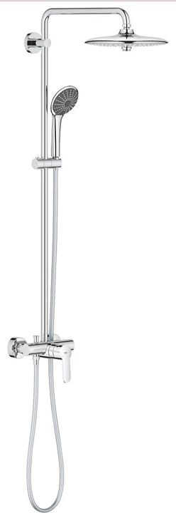 Image du produit Grohe Vitalio Joy 260 Duschsystem, mit Brausearmatur, wassersparend, 3 Strahlarten, Wandmontage, Antikalk-