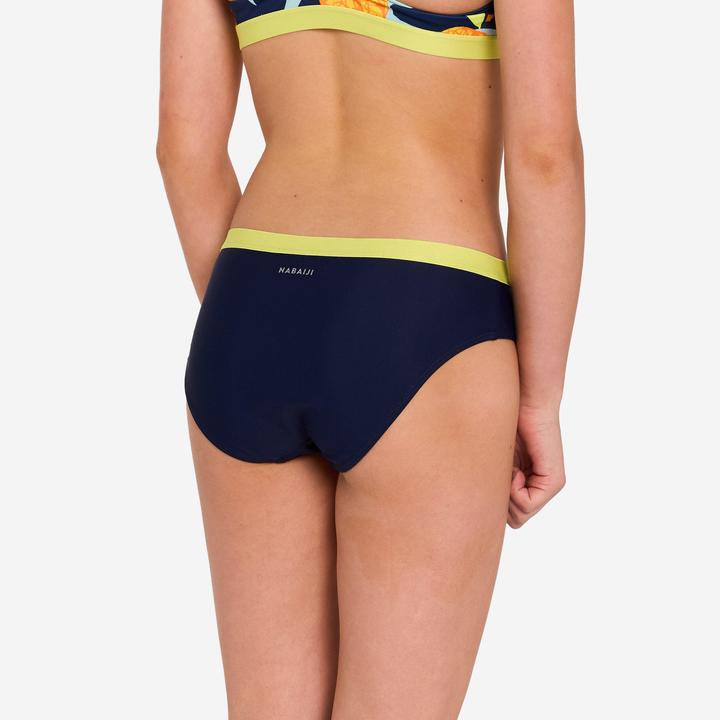 Image du produit Nabaiji Bas de maillot de bain natation Fille - 100 Vega noir vert (10, 11, 12)