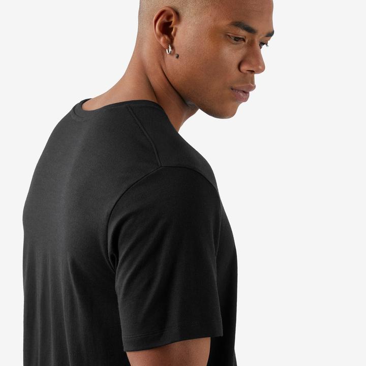 Image du produit Simond T-shirt manches courtes 100 % laine mérinos homme, Merino 100% noir (L)