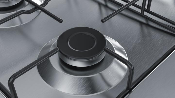 Produktbild Bosch Hausgeräte Bosch Serie 4 PGP6B5B85 Edelstahl Einbau-Gasherd(e) 58 cm