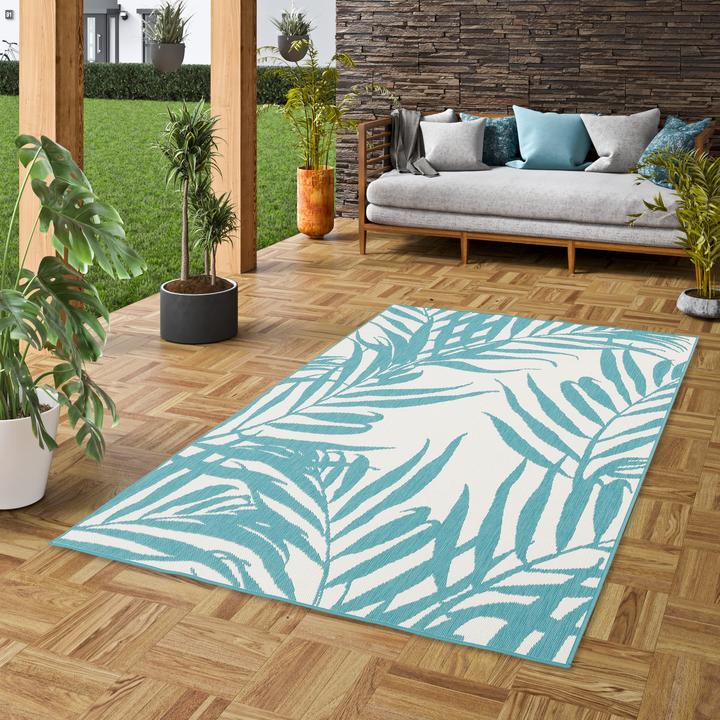 Produktbild Pergamon In- und Outdoor Teppich Beidseitig Cape Cod Blätter (120 x 160 cm)