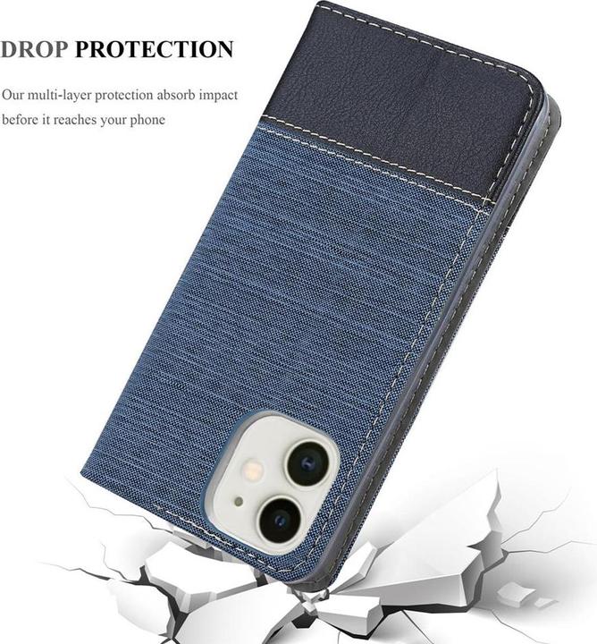 Productafbeelding Cadorabo Boek Jeans Optiek Cover (Apple iPhone 12 mini)