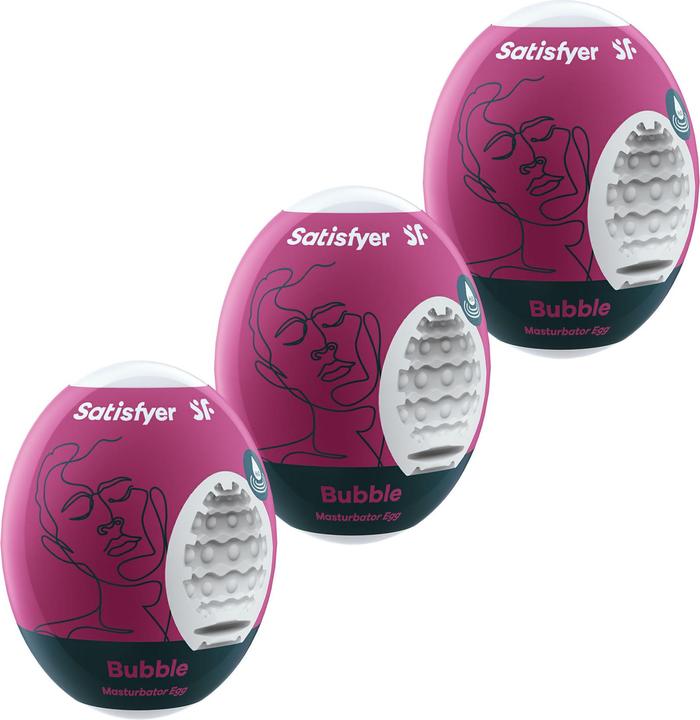 Image du produit Satisfyer Masturbator Egg Set - Bubble - 3 pcs
