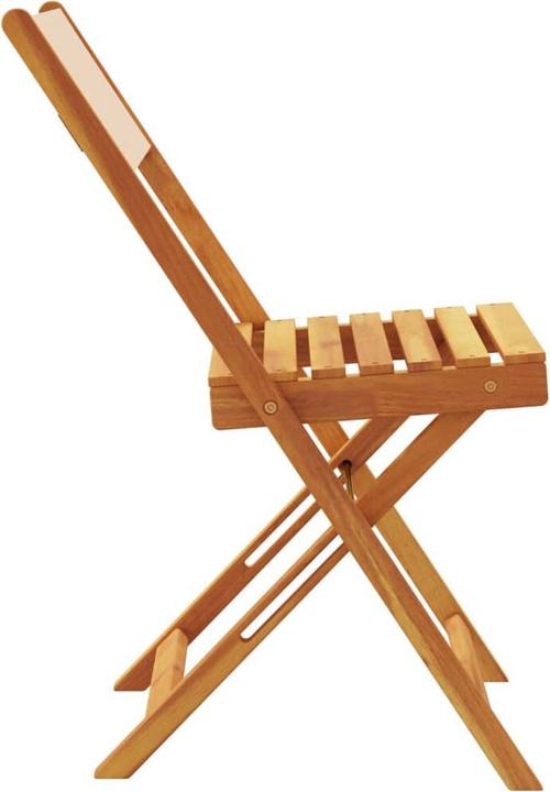 Image du produit VidaXL Chaises de bistrot 2 pcs. Acacia & tissu