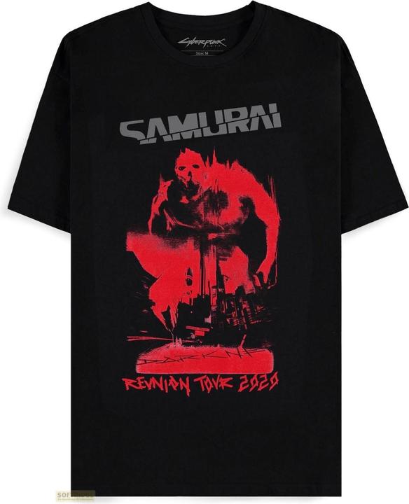 Immagine prodotto Difuzed Cyberpunk 2077 - Samurai Reunion Tour 2020 - Maglietta a maniche corte da uomo - XL (XL)
