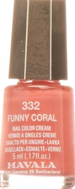 Actual product image Mavala Mini Colour's nail polish (Funny Coral, Colour paint)