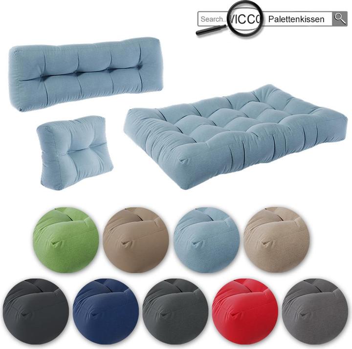 Actual product image Vicco Palettenkissen (60 x 40 x 20 cm)