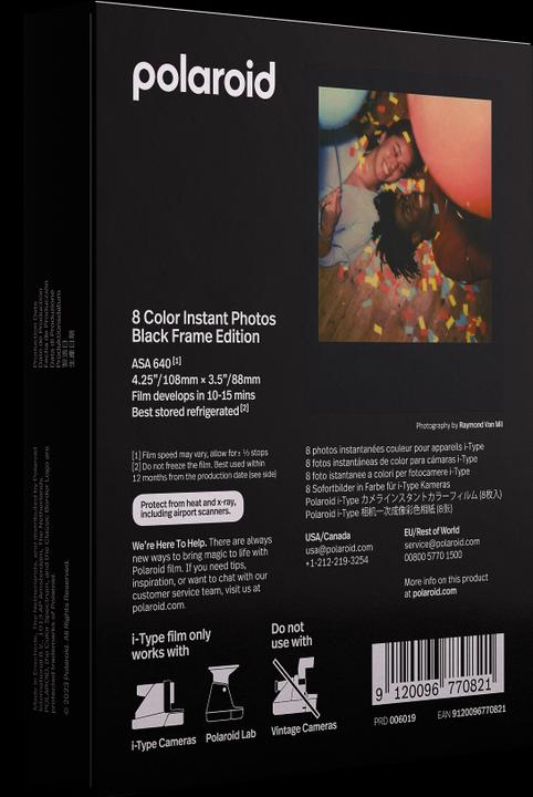 Actual product image Polaroid Black Frame Edition (Now, OneStep+)