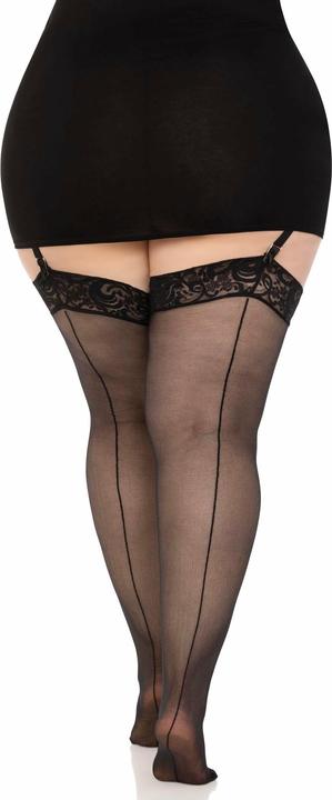 Produktbild Leg Avenue Nahtstrümpfe mit Spitze (46, 50)