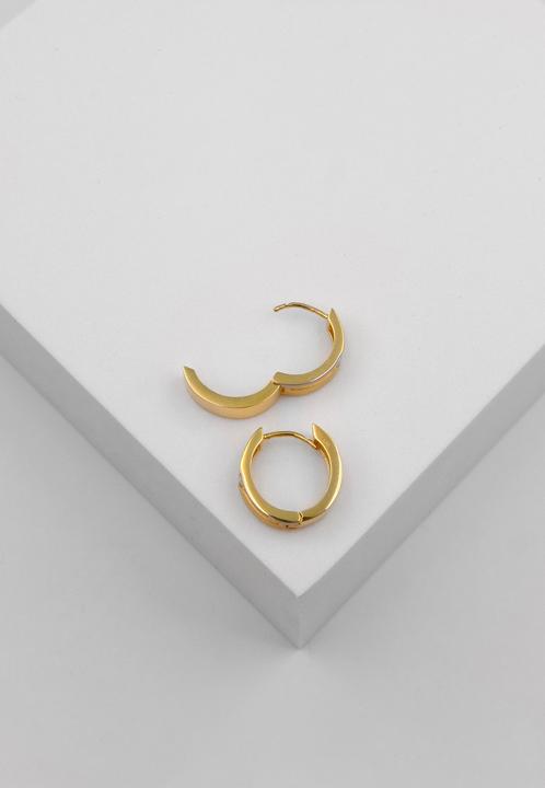 Produktbild Muau Creolen (750/18 K Weissgold, 750/18 K Gelbgold)