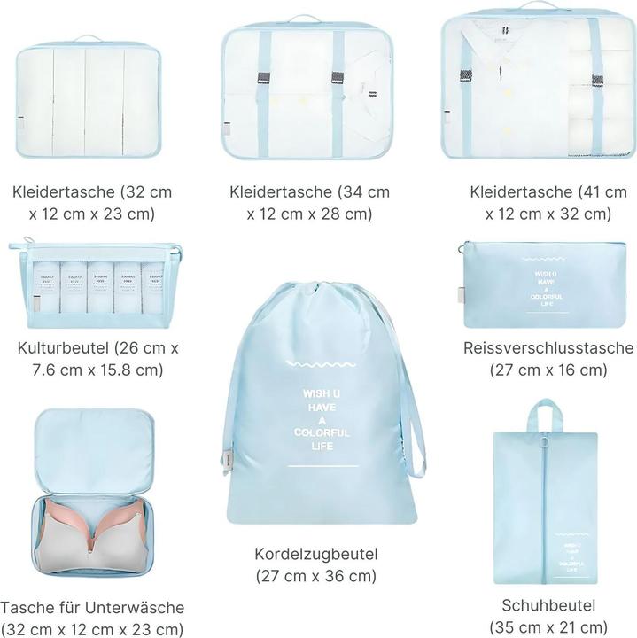 Immagine prodotto Hermex Set organizer per valigie