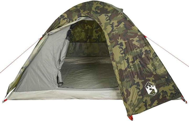 Actual product image VidaXL Dome camping tent 3 person camouflage pattern waterproof (Dome tent, 2.90 kg, 3 persons)