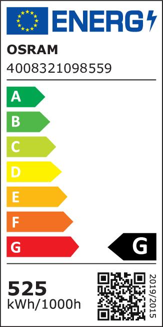 Label énergétique Osram Lampe de studio (500 W, GY9.5)