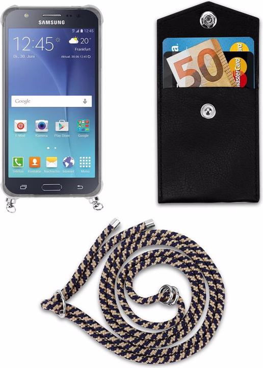 Produktbild Cadorabo TPU Handy Kette SILBER Cover