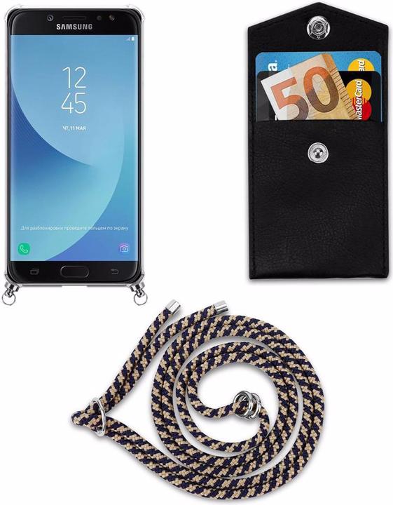 Produktbild Cadorabo TPU Handy Kette SILBER Cover
