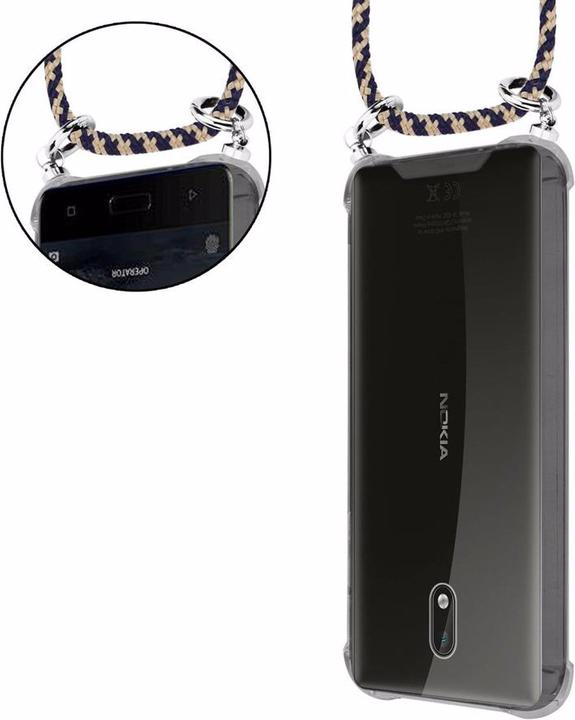 Produktbild Cadorabo TPU Handy Kette SILBER Cover