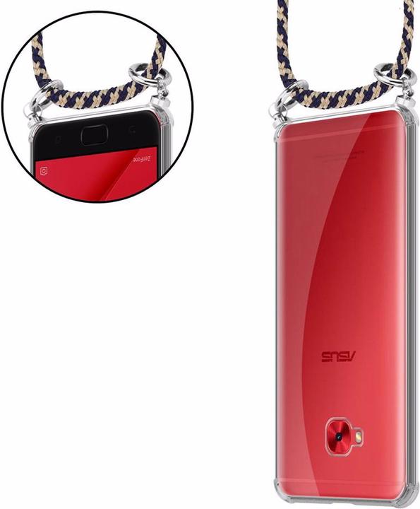 Produktbild Cadorabo TPU Handy Kette SILBER Cover