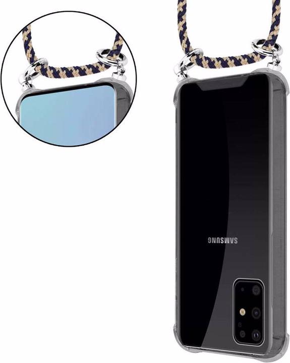 Produktbild Cadorabo TPU Handy Kette SILBER Cover