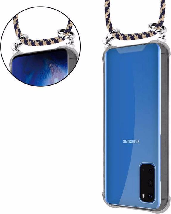 Produktbild Cadorabo TPU Handy Kette SILBER Cover