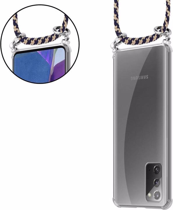 Produktbild Cadorabo TPU Handy Kette SILBER Cover