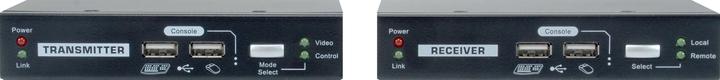 Actual product image LevelOne KVM Extender KVM-9009 over IP 2xUSB